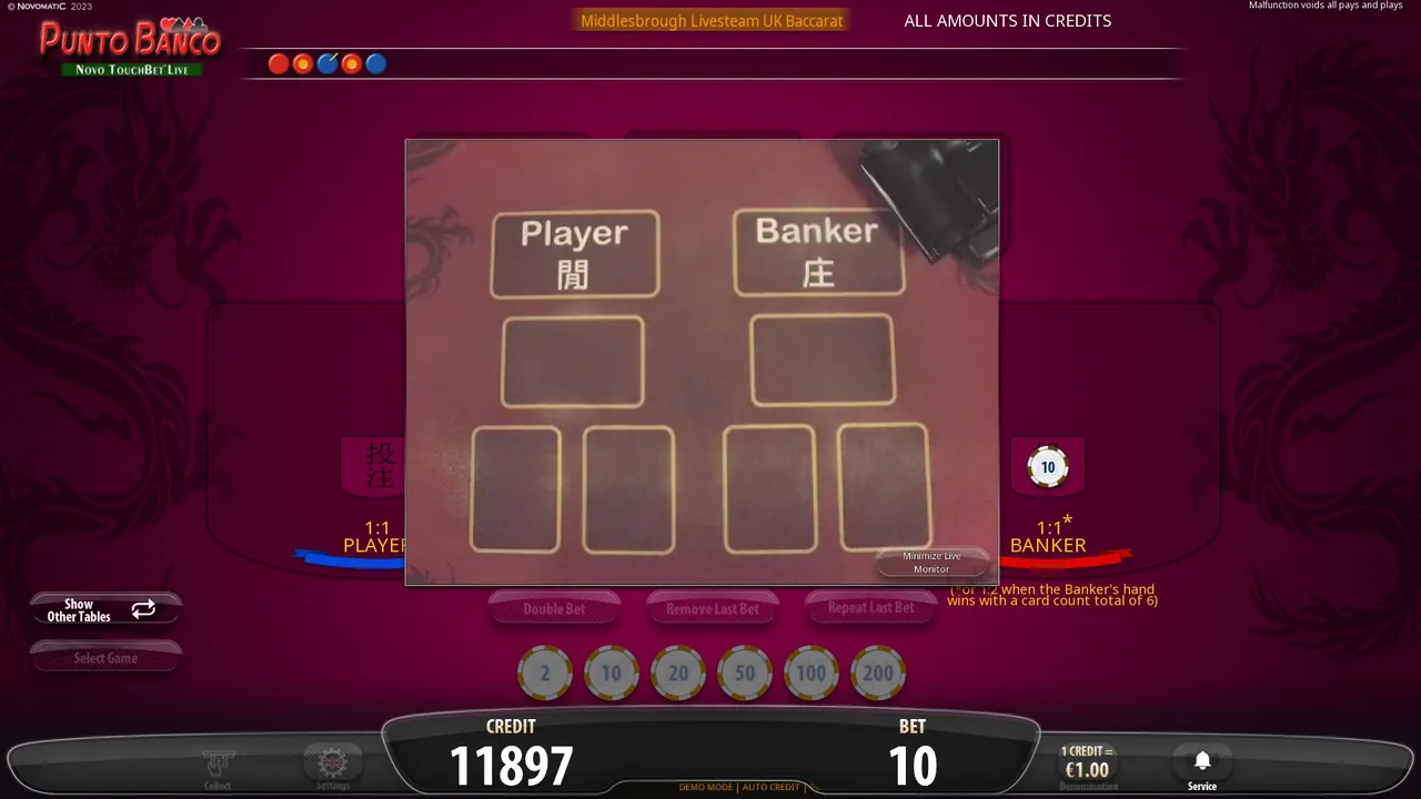 Electronic Baccarat screenshot 6