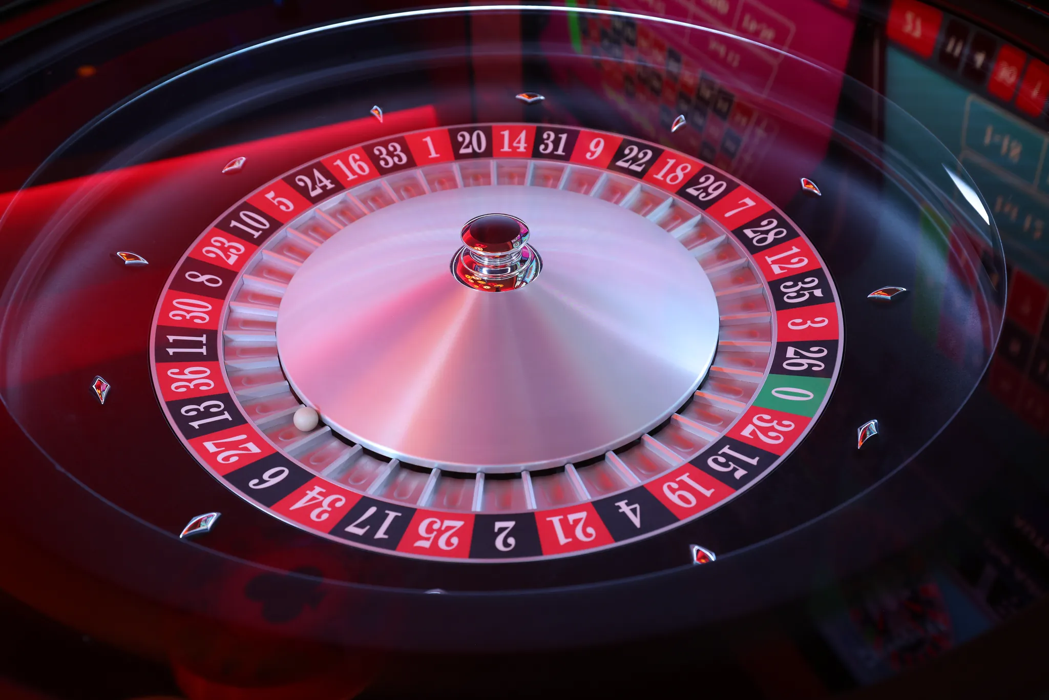 Electronic roulette terminal